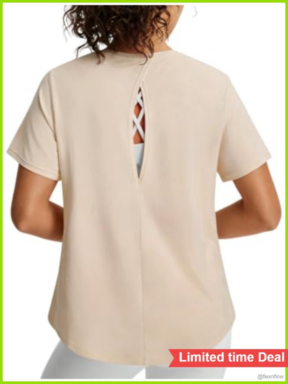 baleaf Open Back Yoga Top Sleeveless UPF50+